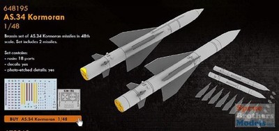 EDU648195 1:48 Eduard Brassin AS.34 Kormoran Missile Set