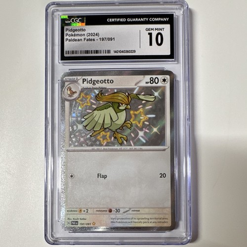 Pidgeotto graded CGC 10 for sale on eBay