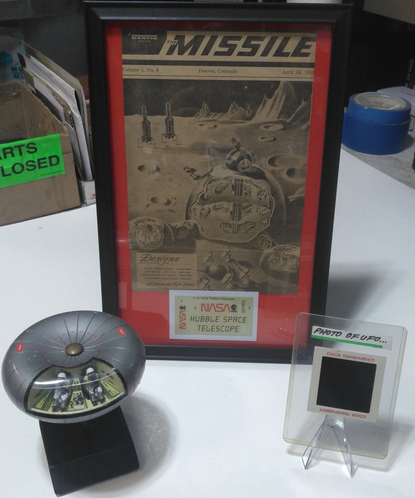 Vintage Douglas Aerospace Ufo &Amp; Space Memorabilia Lot