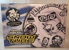 Snow Tube Uncle Bob's Authentic Snow Gear Heavy Duty Vinyl Giant/ Millennium~NOS