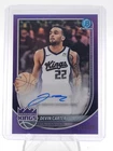 DEVIN CARTER 2025-26 BOWMAN CHROME PURPLE REFRACTOR AUTO /250 KINGS Q7706