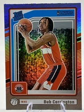 2024-25 Panini Donruss - Rated Rookie Bub Carrington #220 Holo Winter (RC)