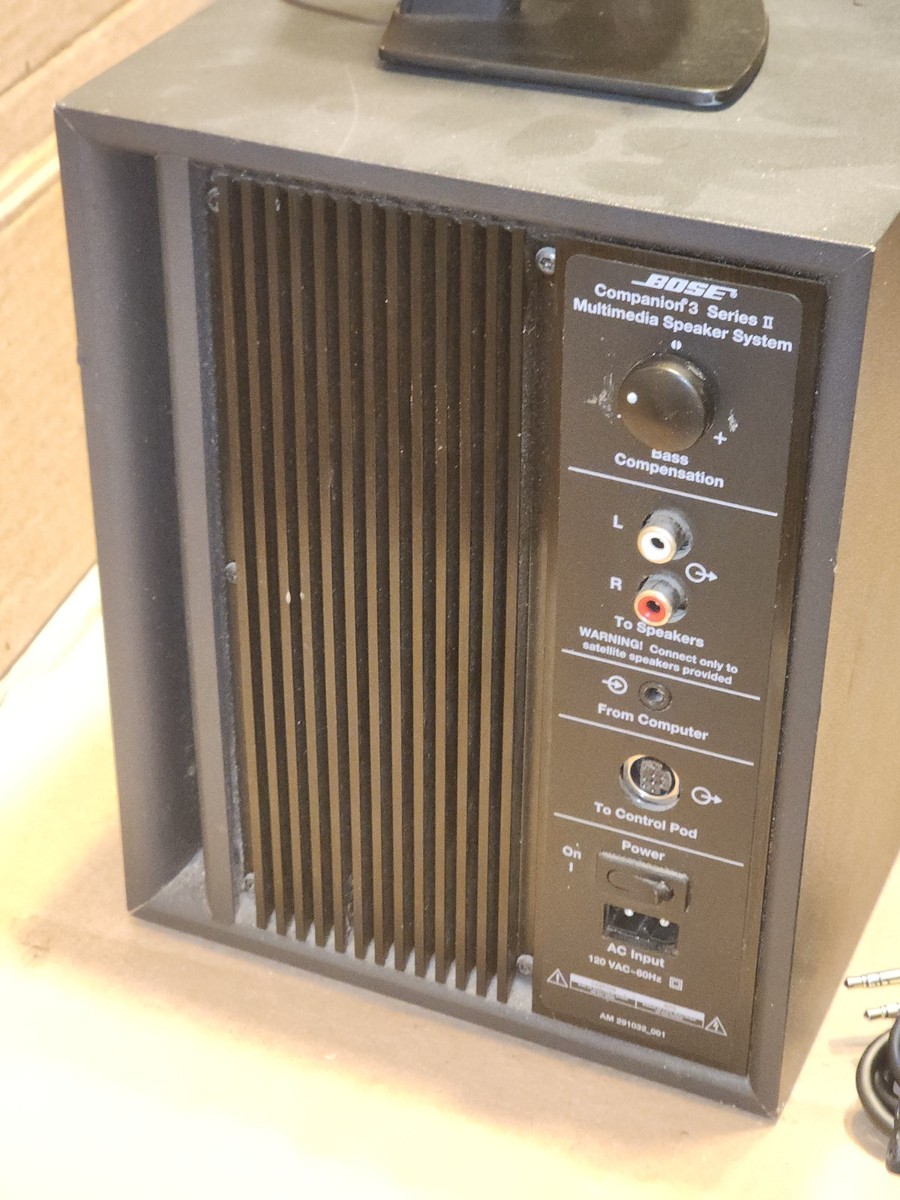Bose Companion 3 Series II Multimedia Computer Speaker