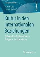 Kultur In Den Internationalen Beziehungen Martin List (U. A.) Taschenbuch Xiii