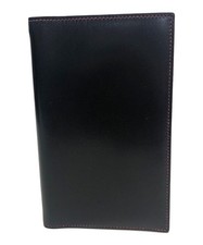 Authentic HERMES Notebook Cover Black/Red Men/Women  1831