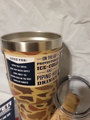 Yeti Rambler 30 oz Bicchiere Zone Umide Camo Magslider Coperchio Edizione Limitata Nuovo - Foto 5 di 7