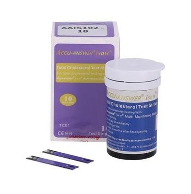 Accu Answer iSaw Cholesterin Teststreifen 10 Streifen TC01