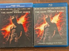 The Dark Knight Rises 2012 Blu-ray/DVD Ultraviolet 3 Disk Set Like New