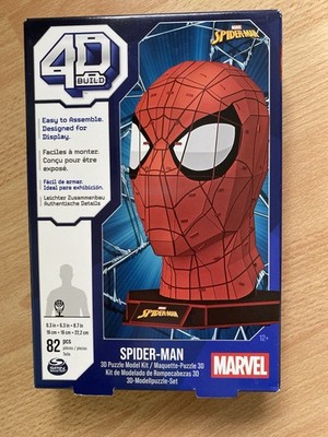 3D Puzzle Marvel: Spiderman Kopf -  82 Teile - NEU & OVP - Kein Kleben -