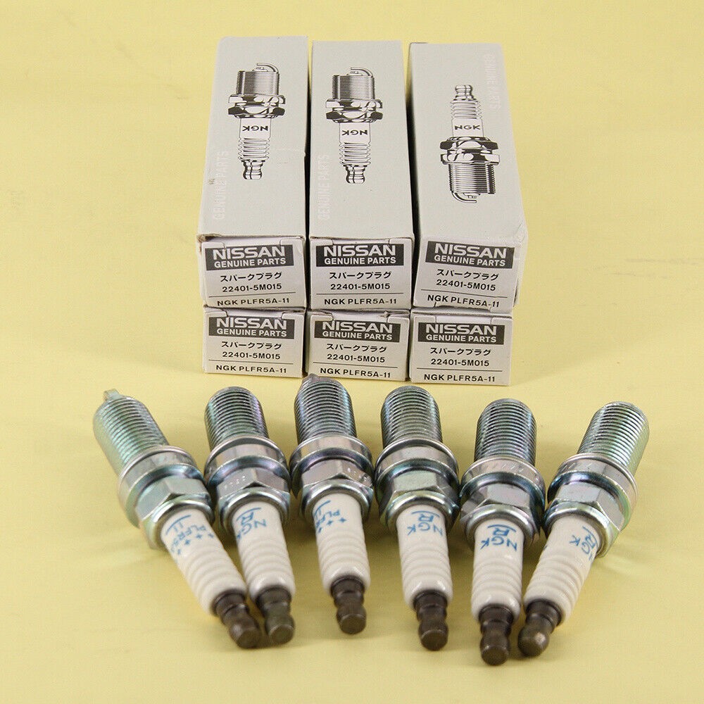 6pc Laser 22401-5M015 Iridium Spark Plug For NGK Infiniti Frontier Maxima Altima