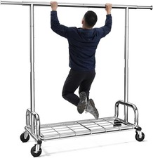 Clothing Racks Heavy Duty Clothes Rack Adjustable Garment Rack Hanging Clothes