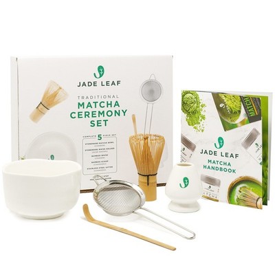 Jade Leaf Complete Matcha Whisk Set Complete Ceremonial Set