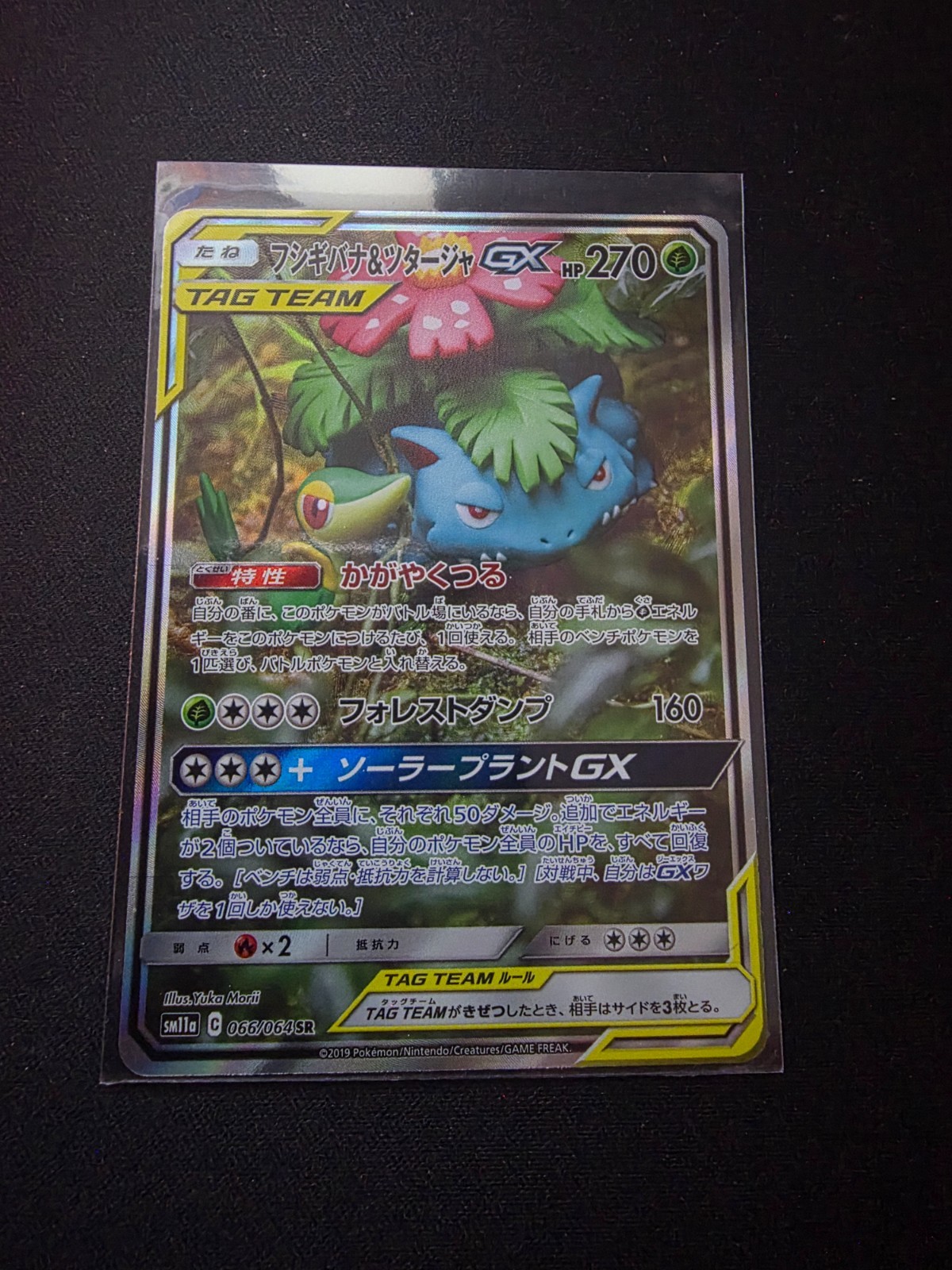 Venusaur & Snivy GX 066/064 Remix Bout 2019 SR Full Art Japanese Pokemon NM/M