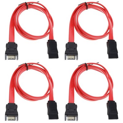 4pcs 50cm SATA Extension Cable - 7-pin Internal Male to Female Extension Cabl...