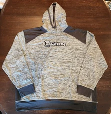 Ice Armor by CLAM Performance Hoodie Men's 2XL Gray Hooded Pullover Sweatshirt