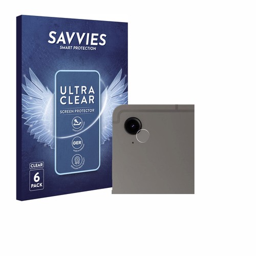 6x Folie für Samsung Tab S9 FE (NUR Kamera) Schutzfolie Displayschutz Display