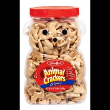 Stauffer's Original Animal Crackers, 24 oz Resealable Family Size Bear Jug...