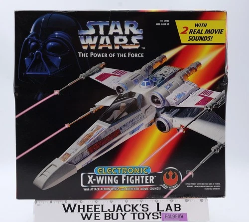 Electronic X-Wing Fighter Star Wars POTF 1995 Kenner Vehicle NEW SEALED