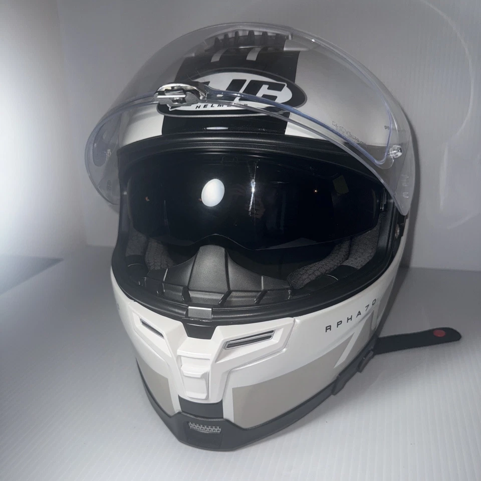 CASCO DE MOTOCICLETA HJC RPHA 70 ST PAIKA MC-5 BLANCO/NEGRO/GRIS XXL EXCELENTE Foto 4 de 4