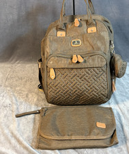 Dikaslon Diaper Bag Backpack with Changing Pad Multi Function Baby Travel Pouch