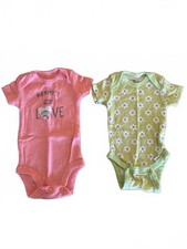 17 pc Adorable Newborn Baby Bodysuits   Floral, Polka Dot  More 