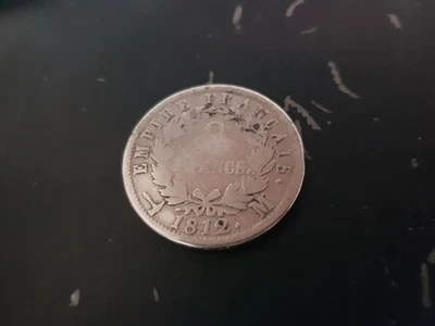 2 francs napoléon 1812 M - Photo 1/2