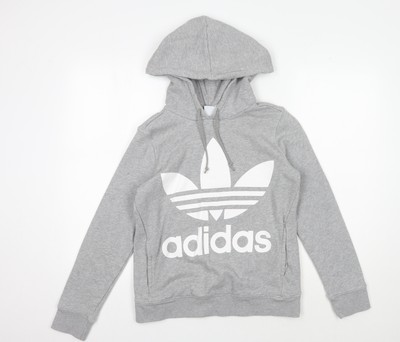 Adidas Damen Pullover Hoodie grau Größe 6