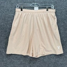 Nike Basketball Shorts Kids XL Boys Beige Kobe Bryant Sheath Logo Dri-FIT Mamba