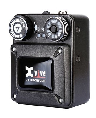 Xvive XV-U4R 2.4GHz Wireless In-Ear Monitor Receiver Only 6-Channel Compact Size
