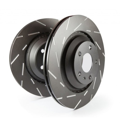 EBC For Mercury Grand Marquis 2003-2011 Front Brake Rotor Slotted - Set of Two - Picture 2 of 3