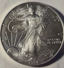 1999 Silver Eagle $1 Dollar 1oz Uncirculated .999 -