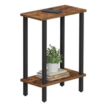 Small Side Table, Narrow End Table, Skinny Sofa Table, Slim Nightstand, Couch...