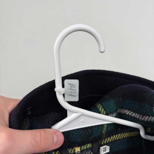 Vintage Brooks Brothers Duffle Horn Toggle Coat Size 44 Navy Made in England - Picture 9 of 9