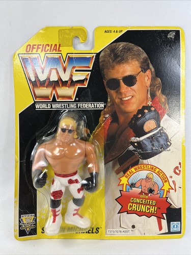Shawn Michaels Hasbro Yellow Card Figure WWF  1993...
