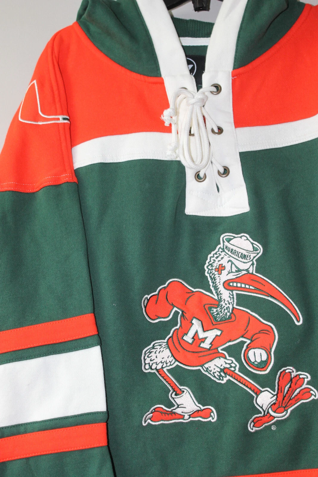 New Miami old time jersey style mid weight cotton hoodie