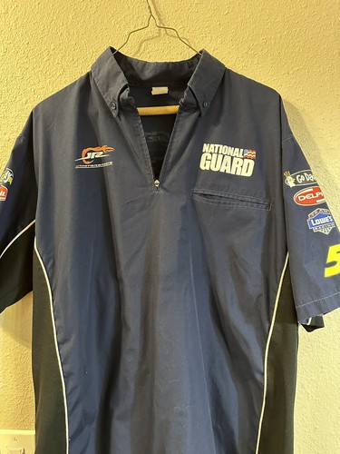 JR Motorsports XL Pit Crew Shirt Dale Earnhardt Jr Chevy National Guard Delphi - Picture 8 of 9
