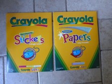 2 Packs Crayola Stardust Pattern Stickers Paper Inkjet Printable 16 Sheets total