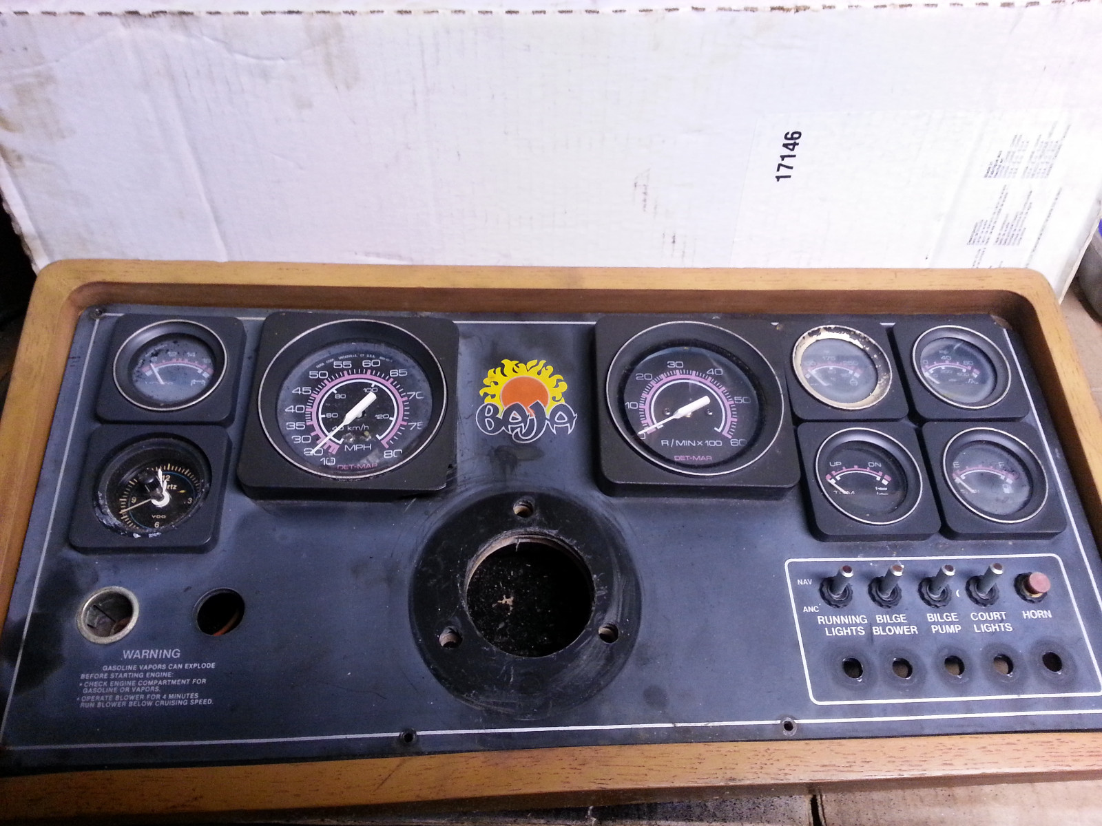 Baja Boats gauge package 175BR 1988/Used/ eBay