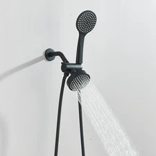 Black Shower Head with Handheld Sprayer Combo High Pressure Filtered Showerhead