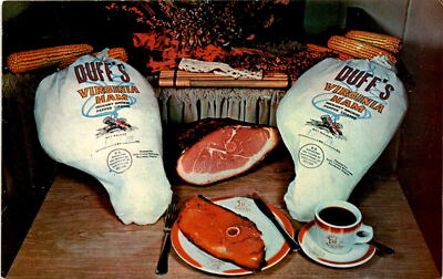 DUFF'S, VIRGINIA, HAM, HICKORY SMOKED, PEPPER Postcard