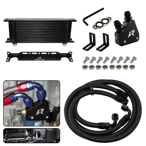 15 Reihiger Motorölkühler Kit für Chevrolet Corvette LS1 LS2 LS3 Cadillac CTS-V - Picture 2 of 10