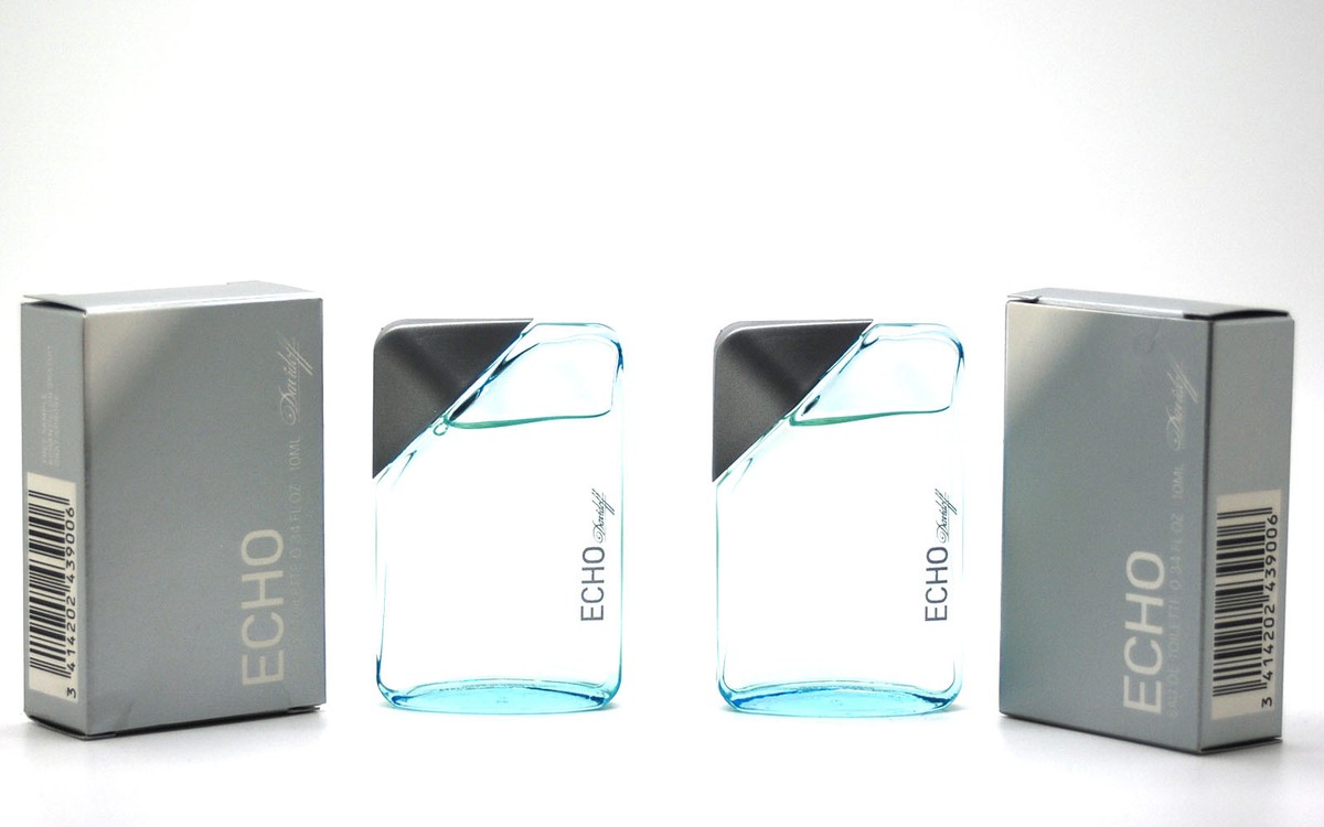 Echo by Davidoff 0.34 oz, 10 ml Eau De Toilette Mini Splash for
