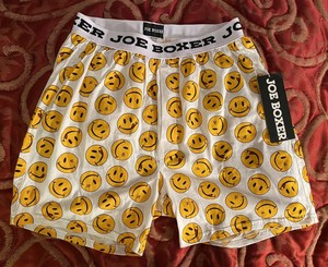 smiley face boxer shorts