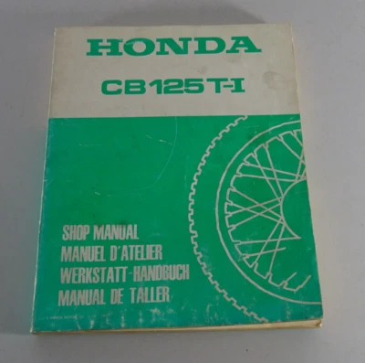 Manuel D'Atelier / Guide De Réparation - HONDA CB 125 T-I - Édition 1977 - Photo 1/4