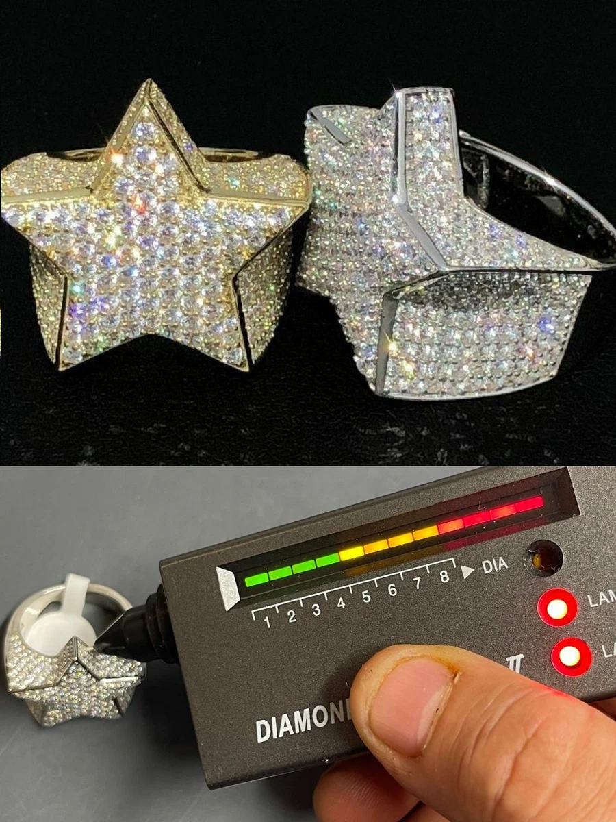 Moissanite sale star ring