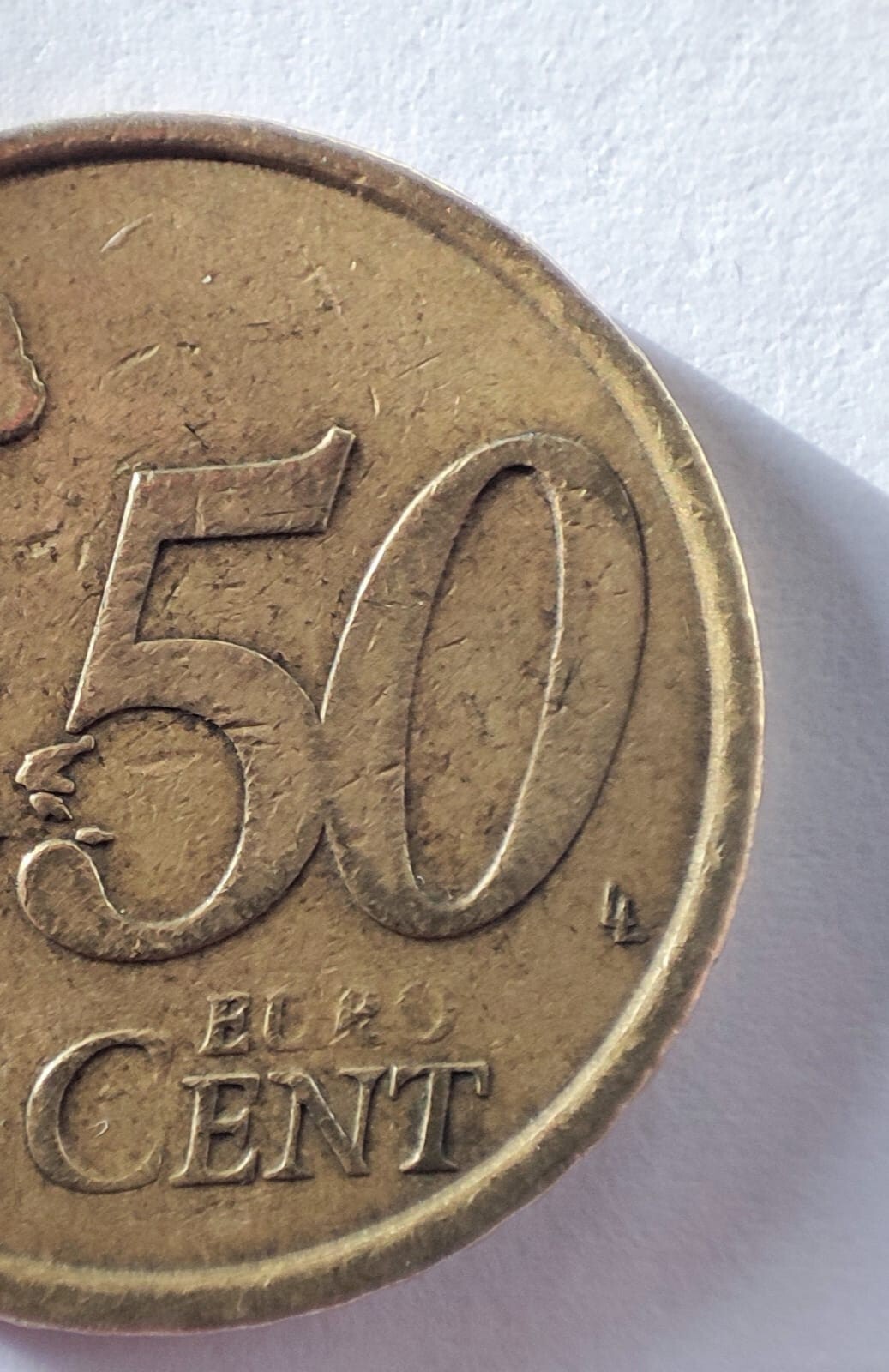 Pièce De 50 Centimes D'euro Italie 2002 - Pièce Rare Pour Collection