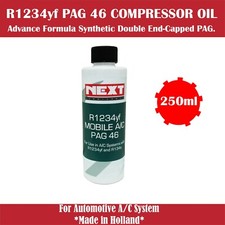 250ml AUTOMOTIVE AIRCON A/C R1234YF PAG46 SYNTHETIC COMPRESSOR OIL PAG 46 