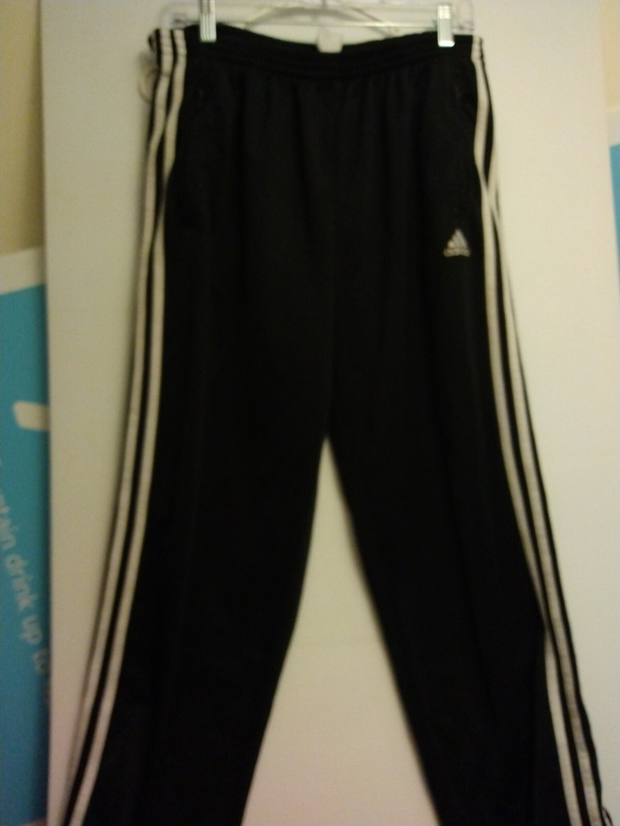 Vintage Adidas Black Snap Break Away Pants Mens Large Training | eBay