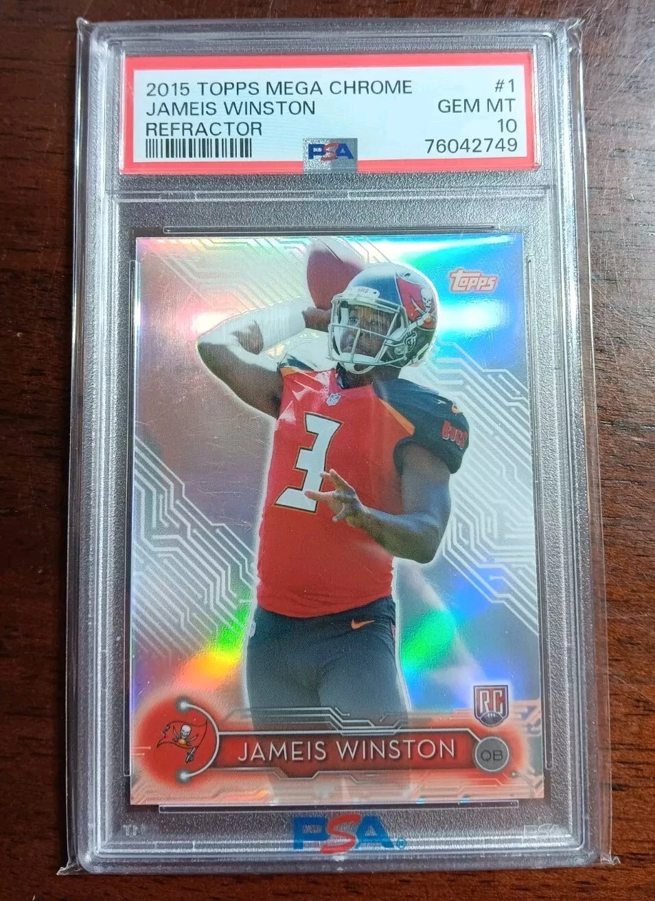 Jameis Winston Topps Mega Chrome #1 Refractor