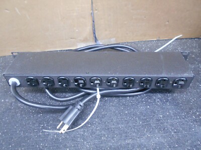 PANDUIT 10 OUTLET POWER STRIP CMRPSH20 RACK MOUNTABLE 16A 125VAC 50/60Hz